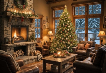 Cosy Christmas Room